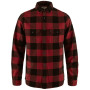 Chemise homme Fjällräven Övik Heavy Flannel Shirt M rouge / noir Red-Black