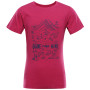 T-shirt enfant Alpine Pro Nogero Fuchsia rose FUCHSIA FEDORA VARIANTA PA