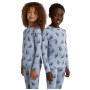T-shirt fonctionnel enfant Icebreaker Kids M 200 Oasis LS Crewe Bear Tour AOP