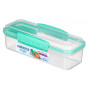 Boîte à goûter Sistema Snack Attack To Go turquoise mint