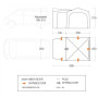 Tente caravane Vango Tailgate Hub Low