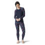 T-shirt fonctionnel femme Smartwool W Merino 250 Baselayer Pattern Crew Bxd