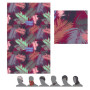 Foulard multifonctionnel Sensor Tube Coolmax Thermo Feather rouge / bleu Lilla/Multi