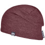Bonnet Ortovox Wonderwool Beanie rouge / gris winetasting