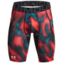 Caleçons fonctionnels homme Under Armour HG Prtd Long Shorts rouge / noir Beta / / Black
