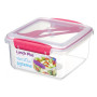 Boîte à goûter Sistema Lunch Plus To Go 1,2L rose