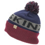 Bonnet d'hiver SealSkinz Water Repellent Cold Weather Bobble Hat bleue / rouge NavyBlue/Gray/Red