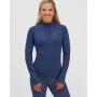 Sweat-shirt femme Silvini Latera bleue Navy