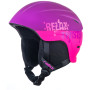 Casque de ski enfant Relax Twister violet foncé / rouge