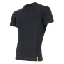 T-shirt fonctionnel homme Sensor Merino DF mân.sc. vert Black
