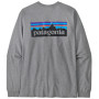 T-shirt homme Patagonia P-6 Logo Responsibili Tee LS