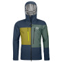 Veste homme Ortovox 3L Deep Shell Jacket M bleue deep ocean