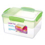 Boîte repas Sistema Sistema Lunch Tube To Go 2,3L vert clair