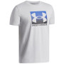 T-shirt fonctionnel enfant Under Armour UA B Boxed Sports Update SS Mod Gray Light Heather
