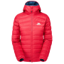 Doudoune femme Mountain Equipment Frostline Wmns Jacket rouge Capsicum/Majolica