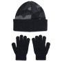 Bonnet Under Armour B Beanie/Glove Combo Black