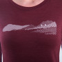 T-shirt femme Sensor Merino Air Pt Hills dl.rukáv