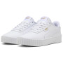 Chaussures enfant Puma Carina 3.0 Jr White-Gold