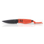 Couteau Acta non verba P100 Dlc/Plain edge orange Orange/Black