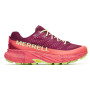 Chaussures de running hommes Merrell Agility Peak 5 3D rose / bordeau mtl flare/crimson