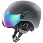 Casque de ski Uvex HLMT 400 Visor style girs TitanumMat