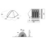 Tente de randonnée Easy Camp Rondane 3