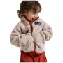 Sweatshirt enfant Didriksons Gibbs Kids Fullzip 2 Beach Beige/Rust