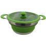 Pot Vango Cuisine 3L Non-Stick Casserole argenté / vert herbal