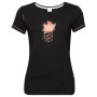 T-shirt femme Chillaz Gandia Girls Talk Chalk noir black