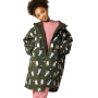 Manteau imperméable pour enfant Regatta Junior Changing Robe Dark Khaki Cat Dog