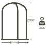 Support chaise-hamac La Siesta Romano do 160kg