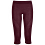 Sous-vêtements pantalon 3/4 femmes Ortovox W's 120 Competition Light Short Pants bordeau DarkWine
