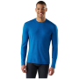 T-shirt fonctionnel homme Smartwool M Classic Thermal Merino Base Layer Crew bleu NIVAL BLUE