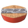 Ensemble vaisselle multi-pièces Robens Leaf Meal Kit rouge Fire