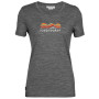 T-shirt femme Icebreaker Tech Lite II SS Tee Mountain Geology girs gritstone heather