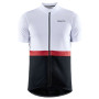 Maillot vélo homme Craft Core Endur blanc / noir White/Black