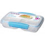 Boîte à goûter Sistema Small Split To Go 350ml bleu clair