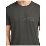 T-shirt fonctionnel homme Icebreaker Merino Blend Core SS Tee Single Line Camp