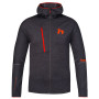 Sweat-shirt homme Hannah Niro Hoody noir anthracite mel