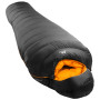 Sac de couchage en plumes Mountain Equipment Glacier 1000 Regular noir / orange Me-01595 Obsidian