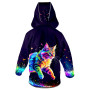 Veste softshell enfant WAMU Dark Purple