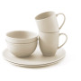 Set de vaisselle Outwell Bamboo Dinner Set 2 persons blanc