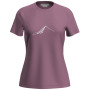 T-shirt femme Icebreaker W Mer 150 Tech Lite SS T South Const rose Deco