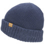Casquette imperméable SealSkinz WP Cold Wthr Roll Cuff Beanie bleue NavyBlue
