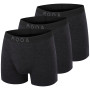 Caleçon homme MOOA MerinoSilk 4in 3-pack noir black melange