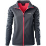 Veste femme Hi-Tec Lady Lucari gris foncé MoonGrey/BrightPink
