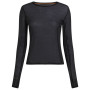 T-shirt femme Icebreaker Women Merino Blend 75 Cool-Lite™ Featherlight™ LS Crewe noir Black